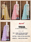 Thar Exclusive 2679 Bipson Printed Embroidery Cotton Dress Material Wholesale Market In Surat
